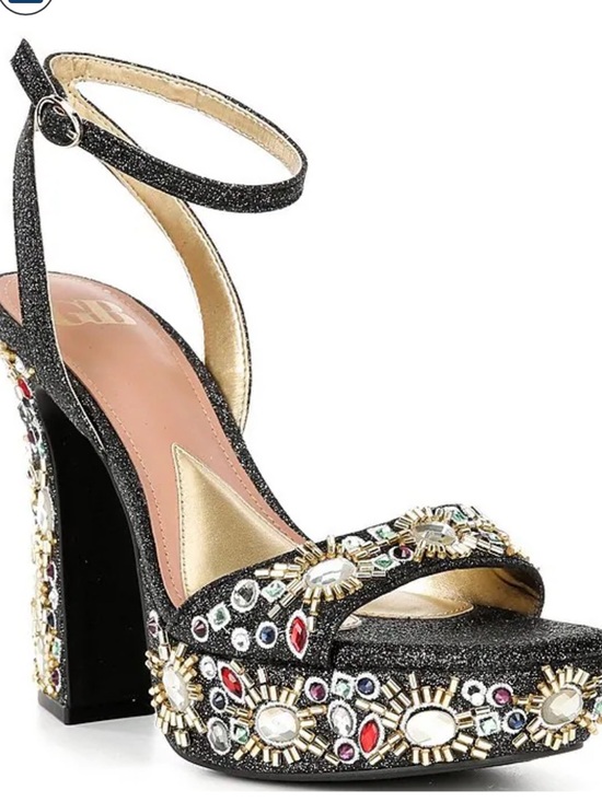 Gianni Bini Shoes - NWOB $149 GB Enchant-Ment Beaded Jewel Platform Dress Sandals – Size 8